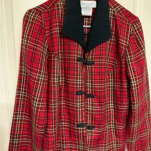 Miss Dorby Red Plaid Women's Blazer